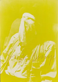 Joseph Beuys (1921 Krefeld - 1986 Düsseldorf) - "Joseph Beuys auf dem Flug nach Amerika".
