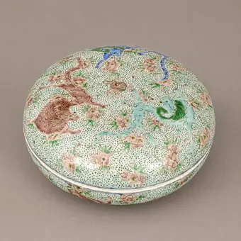 CHINESISCHE DECKELSCHALE.