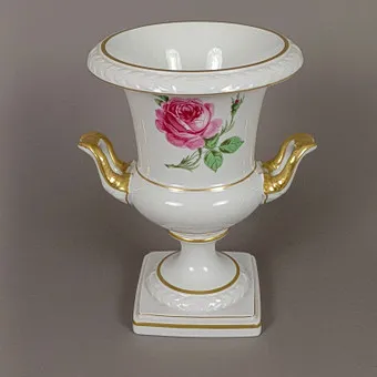 KRATER VASE - AK Kaiser, krater shape with two side handles.