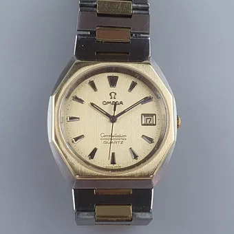 BI-COLOR-HERRENARMBANDUHR OMEGA.