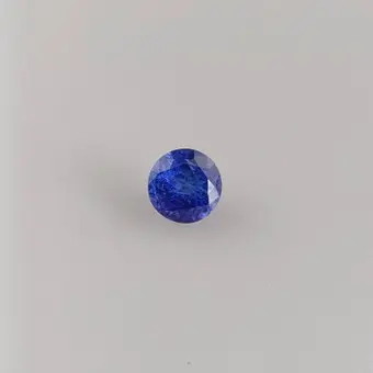 Loser Tanzanite im Brillantschliff von 3.83 ct, IGI Zertifikat.