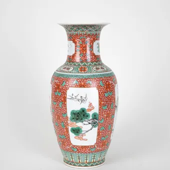 Chinese vase, 2nd half of the 20th century.