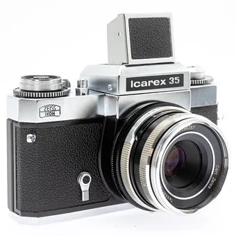 Zeiss Ikon Icarex 35, 35mm SLR camera (17158) with Carl Zeiss Tessar 1:2.8/50mm lens.