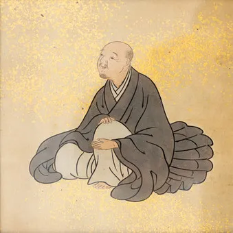 JAPONSKÁ ŠKOLA. Portrét laického učence z období Edo, 2. pol. 20. stol.