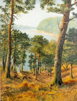 ERNST BLEY (20E EEUW). Havelbos bij Schildhorn.