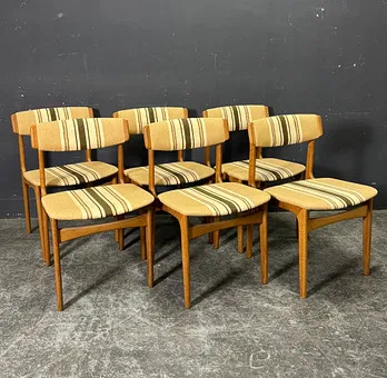 6 chairs Thorsø Møbelfabrik.