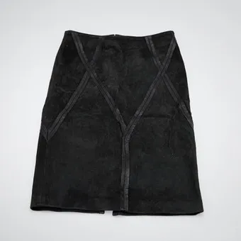 MM6 MAISON MARGIELA. Suknja olovka / midi suknja, koža, SS 2026, Francuska.