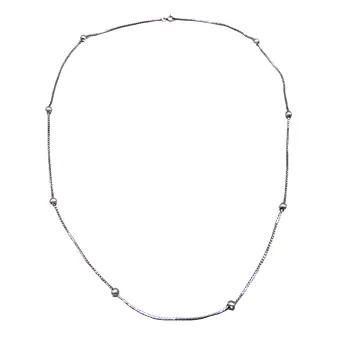 Collier en argent 925 avec boules intégrées.