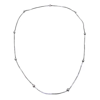 Collier en argent 925 avec boules intégrées.