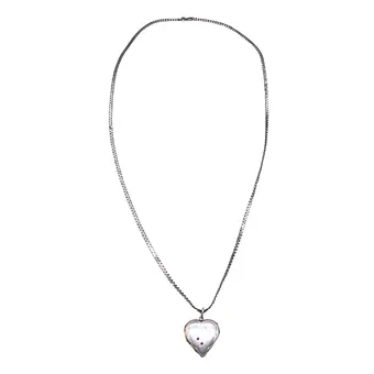 Collier avec médaillon en forme de cœur en argent 835.