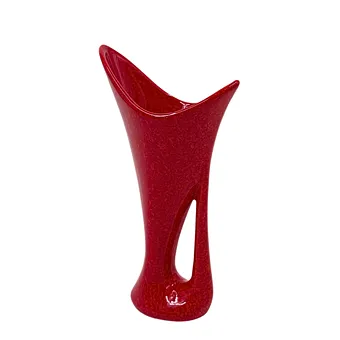 VASE EN CÉRAMIQUE GITAN ROUGE DE SAINT-MARIN.