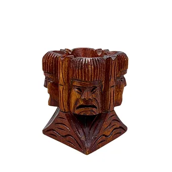 FILIPÍNSKÝ POPELNÍK ZE DŘEVA KMENŮ IGOROT.