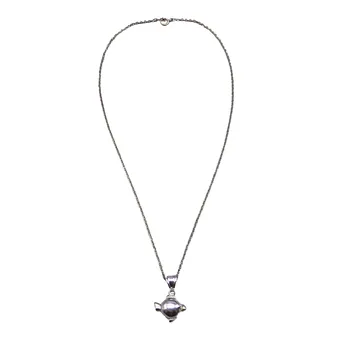 Collier en argent 925 avec pendentif poisson.