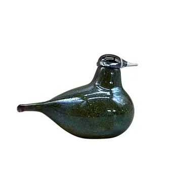 Oiva Toikka. Glazen vogelfiguur uit de collectie 'Birds by Toikka', mondgeblazen in de Iittala glasfabriek in Finland.