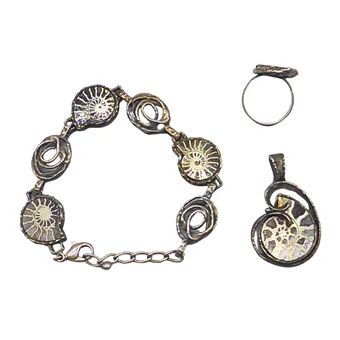 SCHMUCKSET AUS 835ER UND 800ER SILBER.