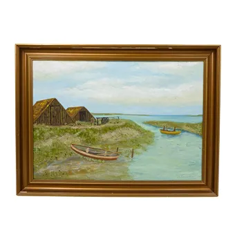 SVEND HOUMØLLER – POBŘEŽNÍ KRAJINA S ČLUNY A KŮLNAMI, 1975.