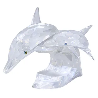 SWAROVSKI 153850 DAUPHINS SUR UNE VAGUE.