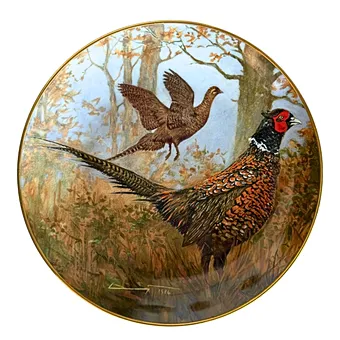 HANNES LIEDERLEY. TALERZ PORCELANOWY „IM PRACHTKLEID” MARKI AK KAISER PORZELLAN - ROK 1984.