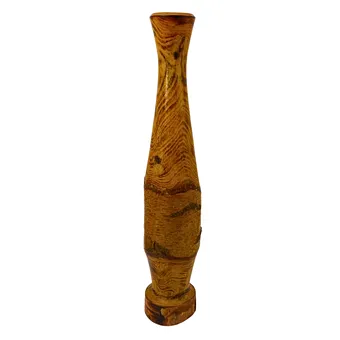 GEDRECHSELTE HOLZVASE – KUNSTHANDWERK.