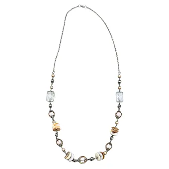LONG COLLIER STATEMENT - FERMOIR À Mousqueton.