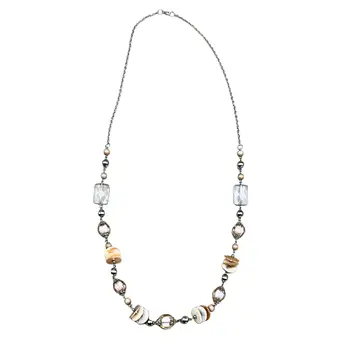 Lange statement ketting - karabijnsluiting.