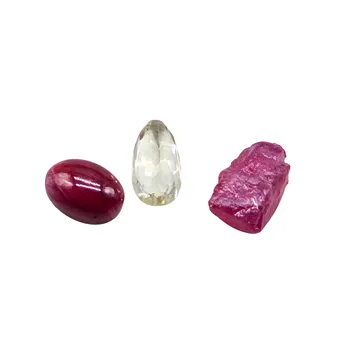 3 NATÜRLICHE EDELSTEINE.