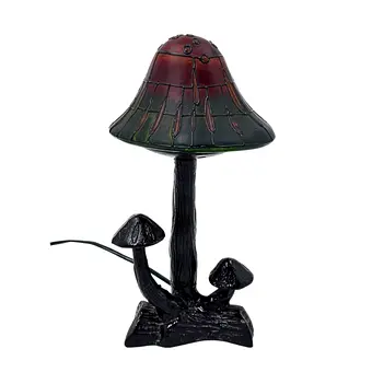 Lampa stołowa grzybkowa w stylu secesyjnym.