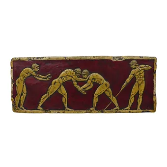 Wall relief Olympic wrestling