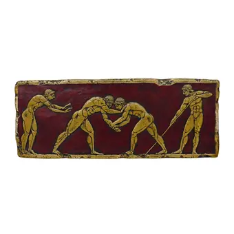 Wall relief Olympic wrestling