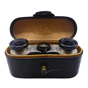 ANTIKES RODENSTOCK ALDON OPERNGLAS MIT LEDERETUI.