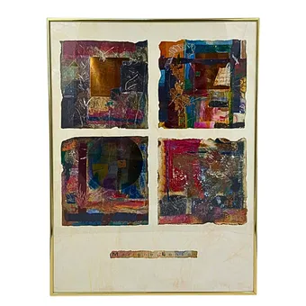 MARLENE LENKER. MIXED-MEDIA-PAPIERCOLLAGE.