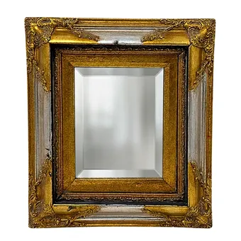 Miroir mural de style baroque - taille à facettes.