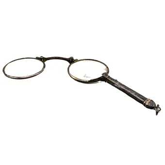 Lorgnet toneelkijker van 935 zilver met optische glazen, gekeurd