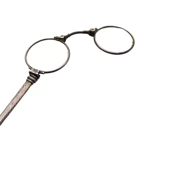 LORGNON - STIELBRILLE - KLAPPBRILLE, OPTISCHE GLÄSER MIT FEDER, 1. DRITTEL 20 JHD.