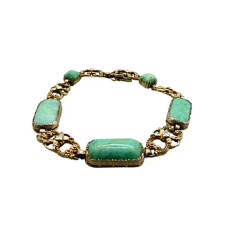 Bracelet en argent 925 avec jade.