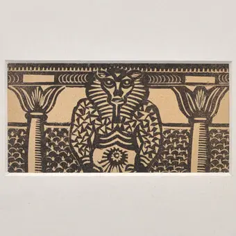 JEAN ALEXIS MORIN (1877 - 1940). "JEAN-MORIN", ORIGINAL HOLZSCHNITT, OHNE TITEL, 1934, IM PASSEPARTOUT.