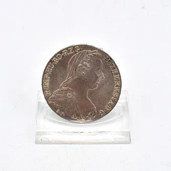 Maria Theresa thaler 1780, silver coin, modern restrike, Austria-Habsburg.