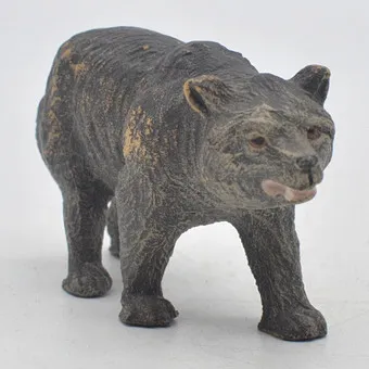 Toy figure brown bear, Elastolin, Germany circa 1930s.