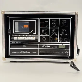 Dan-Sound AV40 MK3 combination player CD player Bluetooth retro oldschool Denmark.