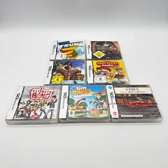7款全新Nintendo DS游戏,密封。