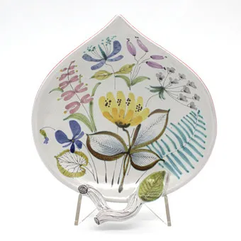 STIG LINDBERG. VINTAGE MID CENTURY (1940-50) SIGNED FAIENCE CERAMIC WORK FOR SWEDISH MANUFACTORY GUSTAVSBERG.