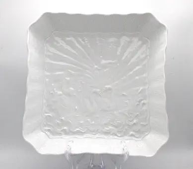 MEISSEN PÓŁMISEK DODATKOWY, ŚREDNI, FORMA "WZÓR ŁABĘDZI", BIAŁY, DŁ. 22 CM, NOWY Z ORYGINALNYM OPAKOWANIEM.