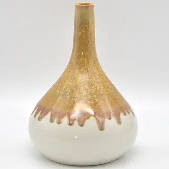 SGFARO MODERN, VASE, KERAMIK, GLASIERT, MODELL 1975, DEUTSCHLAND, 20. JAHRHUNDERT.