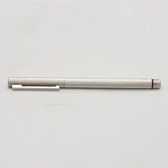LAMY, ПЕРЬЕВАЯ РУЧКА, СТЕРЛИНГОВОЕ СЕРЕБРО, ПЕРО ИЗ БЕЛОГО ЗОЛОТА 585 ПРОБЫ, КОНЕЦ 20 ВЕКА.