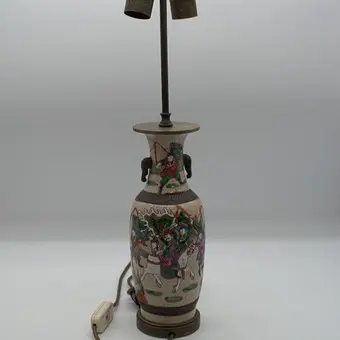 ANTYCZNA LAMPA NANKING NANJING CHINY POCZĄTEK XX WIEKU.