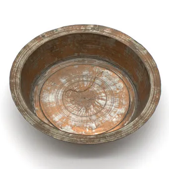 ANTIQUE COPPER BOWL. ARMENIA CIRCA 19TH CENTURY.