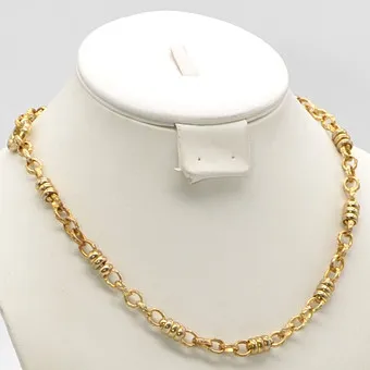 VINTAGE MODESCHMUCK, GLIEDERCOLLIER, FANTASIEKETTE, VERGOLDET, SPÄTES 20. JAHRHUNDERT.