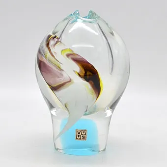 JIŘÍ ŠUHÁJEK. VÜUS, DESIGNERVASE, STUDIOGLAS, TSCHECHIEN, UM 1960-1970.