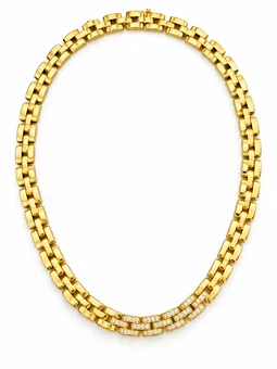 Collier Cartier Panthère Maillon avec diamants