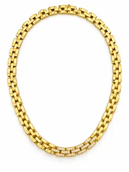Cartier Panthère Maillon collier met diamanten